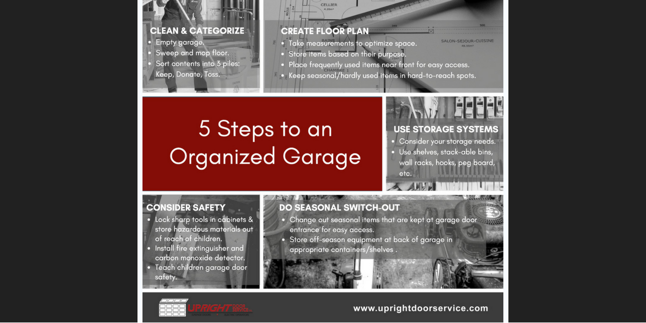 5 Steps to an Organized Garage, Upright Door Service, Durham Region ON