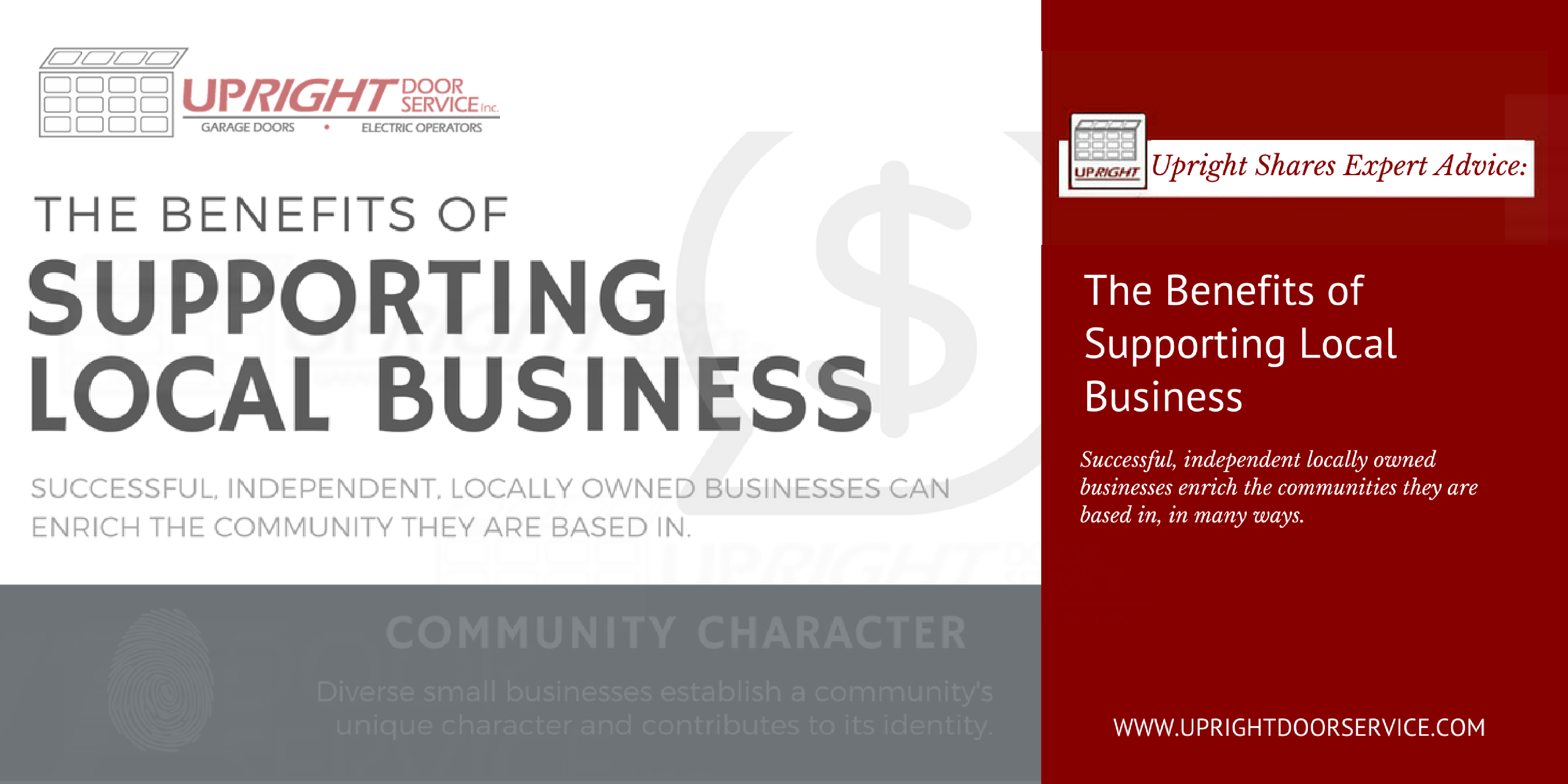 The Benefits of Supporting Local Business, Uxbridge ON